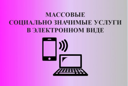 Информация о получении массовых социально значимых услуг